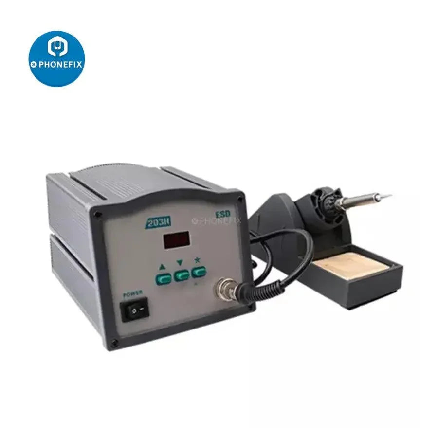 PhoneFix Original QUICK 203H BGA Soldering Station 90W lead-free ESD welding tool with digital controls and ergonomic design.