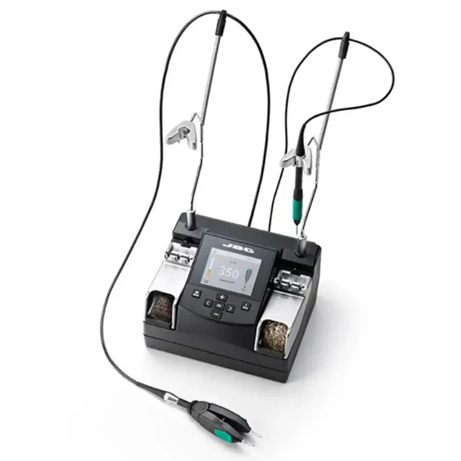 Station de soudage et de retouche JBC NASE 2C Nano BGA avec double poignée, outil de réparation électronique compact, par PHONEFIX.