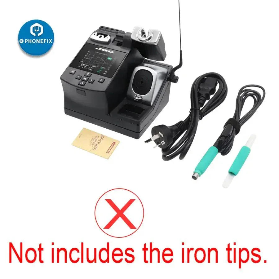 Original JBC CD-2SHE BGA soldering station with precision tip, heats to 350°C in 2 seconds, ideal for electronics repair.
