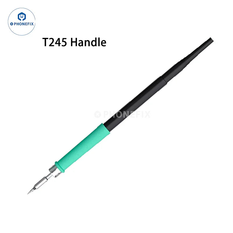 PhoneFix 180W BGA soldering station with I2C 2SDN, T115, T210, T245 handles for precise circuit board repair.