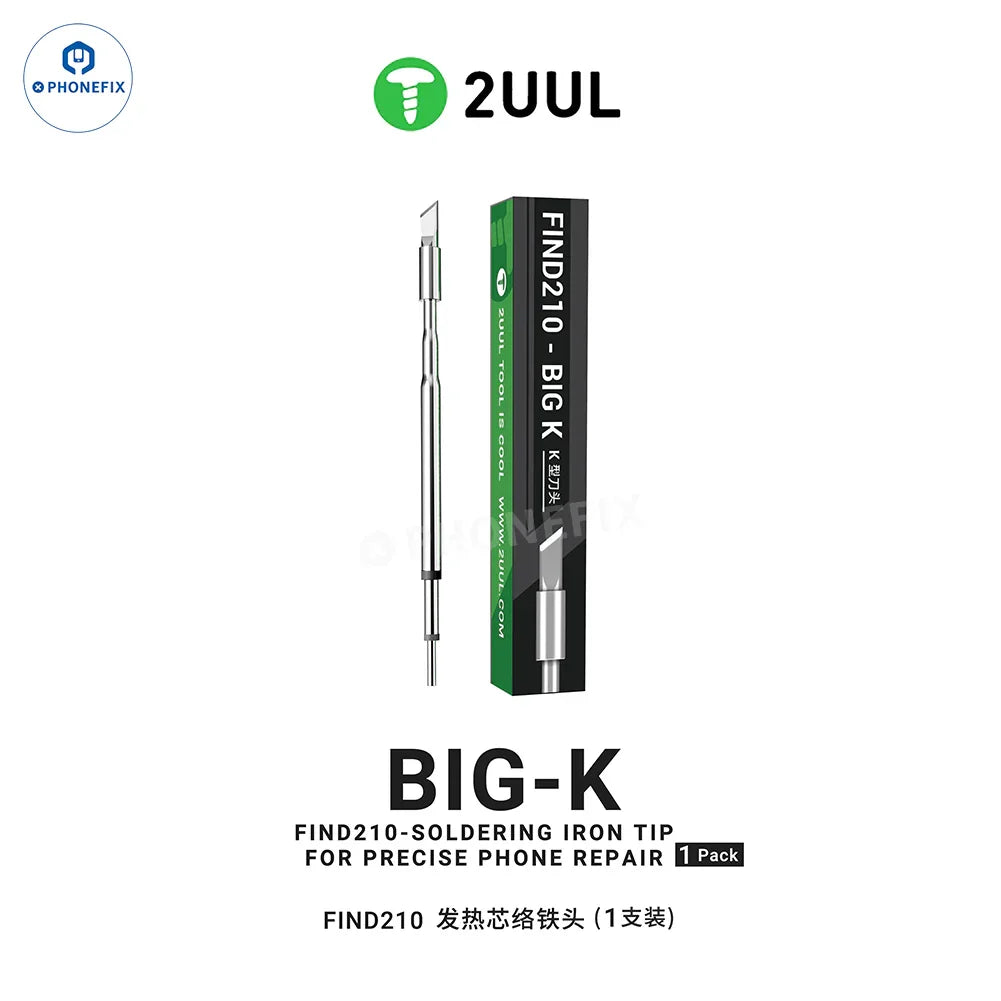 PHONEFIX 2UUL FD01 Find210 BGA soldering station with AC transformer and US plug, featuring ergonomic design and digital controls.