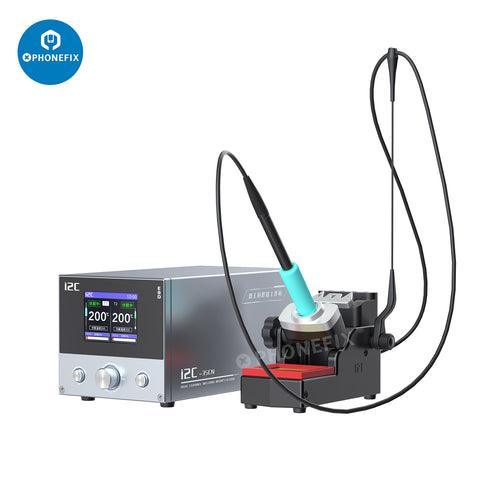 i2C 3SCN BGA Soldering Station by PHONEFIX with C210 and C115 double handles, featuring dual soldering iron tips and control unit.