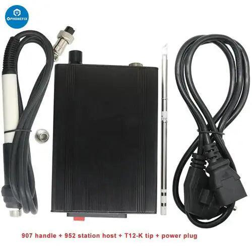 Quicko T12 BGA soldering station with OLED display and digital control, used for precise electronic welding by PHONEFIX.