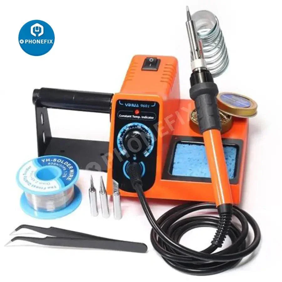 YIHUA 926LED-III 130W BGA soldering station with two handles and repair tool kit, designed for electronic repair and soldering tasks.