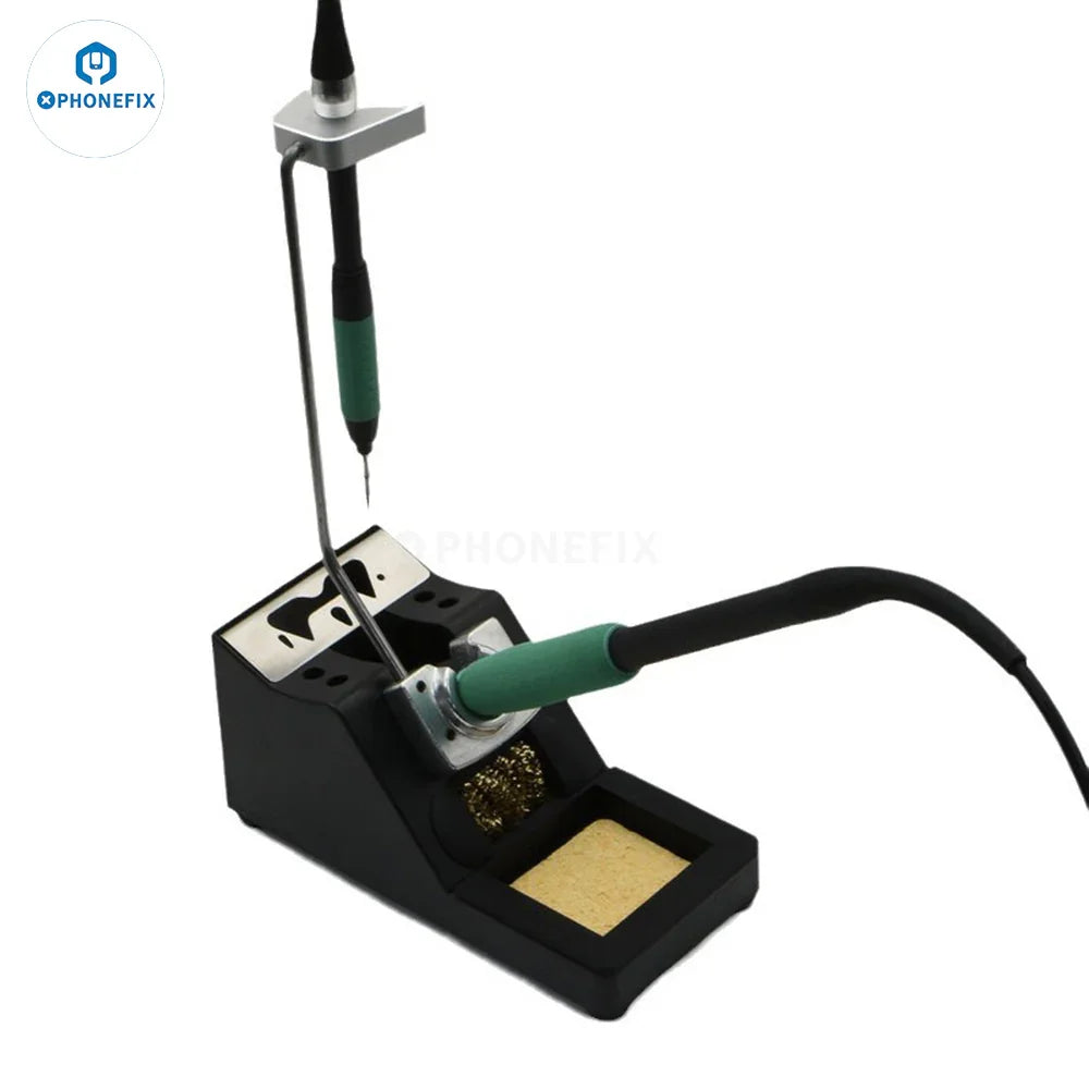 PhoneFix universal metal soldering iron holder for JBC C210, C245, C115 handles, compatible with BGA soldering stations.