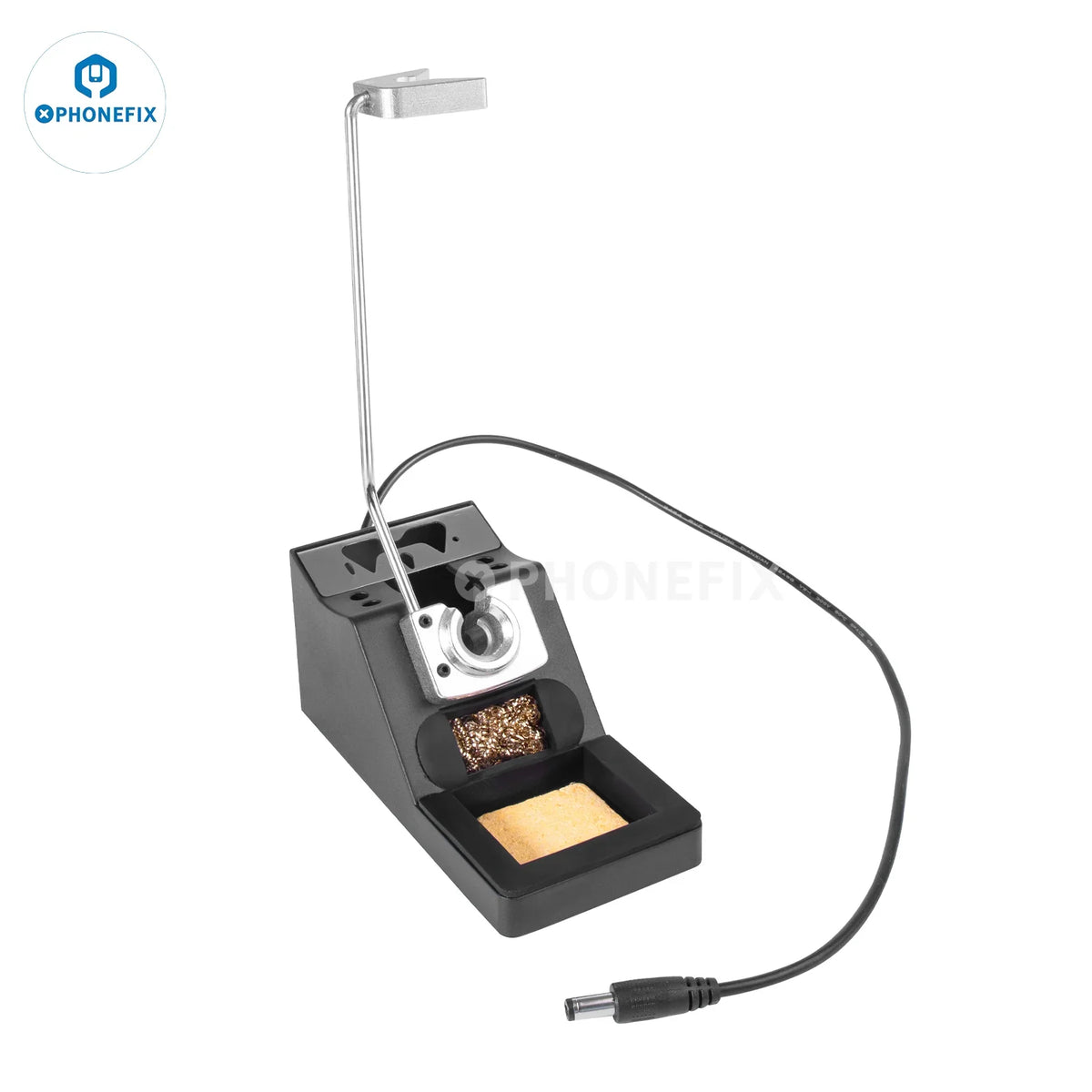 PhoneFix universal metal soldering iron holder for JBC C210, C245, C115 handles, suitable for BGA soldering stations.