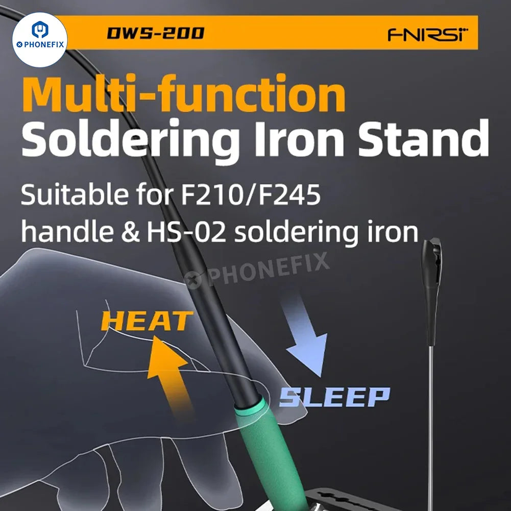 PHONEFIX FNIRSI DWS-200 200W BGA Soldering Station with T210 T245 handle and K-tip for precise soldering work