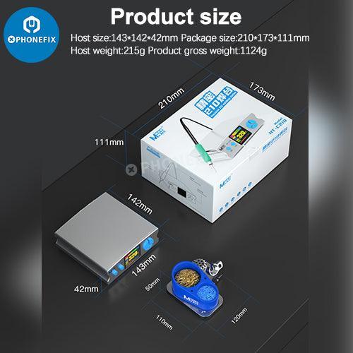 PhoneFIX MaAnt HT-C210 BGA soldering station for PCB repair, featuring precision control and standard 110V power for BGA rework.