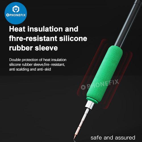 PHONEFIX MaAnt HT-C210 BGA soldering station for PCB repair, featuring precision soldering tip and digital temperature control.