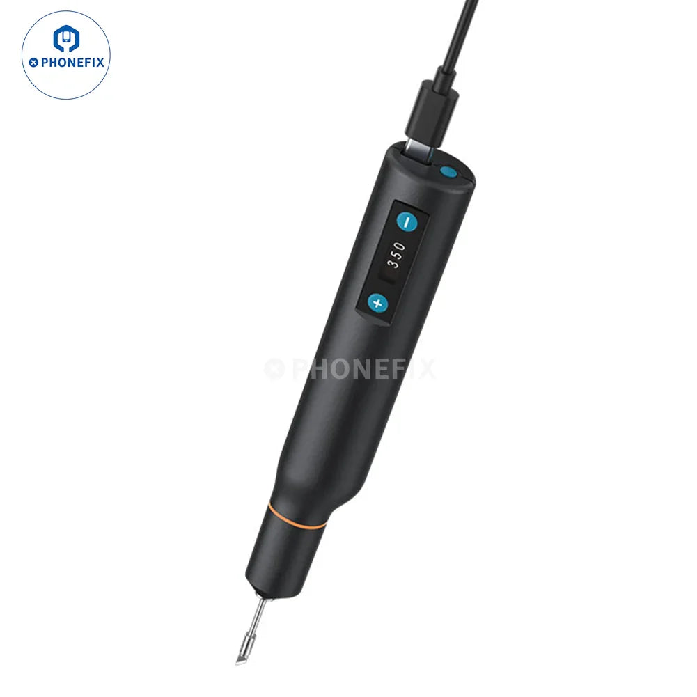 PhoneFix QUICK TS1 portable soldering iron BGA welding station with smart temperature control and ergonomic design.
