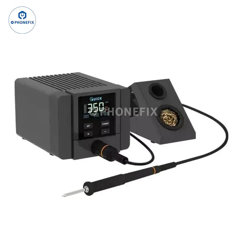 Original PHONEFIX QUICK TS11 90W BGA Soldering Station with smart precision controls, shown with its soldering tip.
