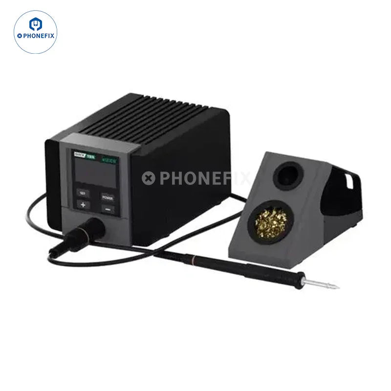 Phonefix Quick TS11 90W BGA soldering station with digital display and precision controls for professional electronics repair.