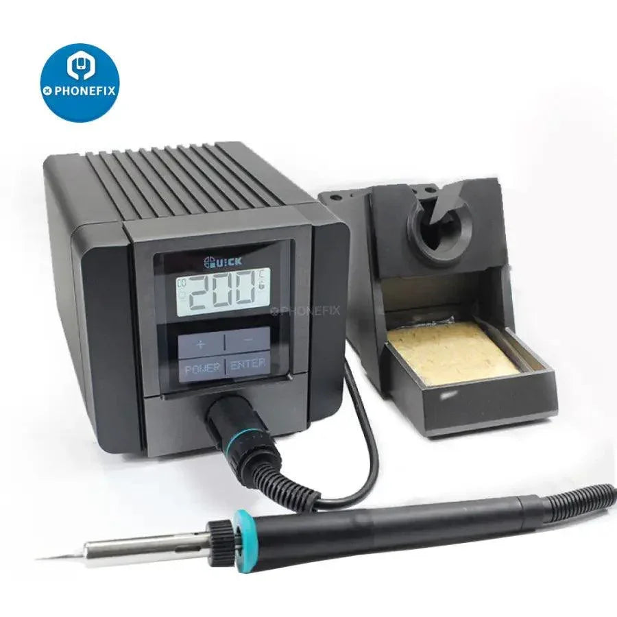 Original QUICK TS1100 BGA Soldering Station by PHONEFIX, 90W welding tool with digital control and ergonomic design.