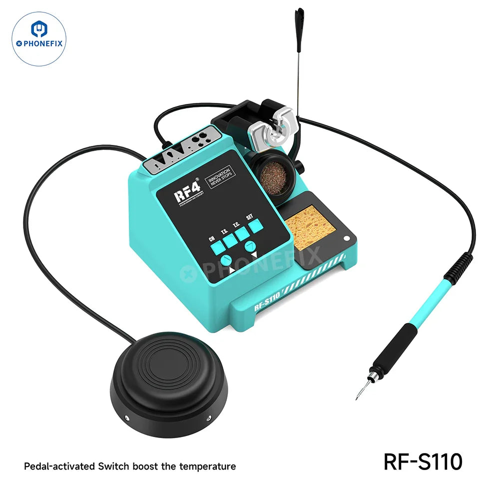 PHONEFIX RF4 RF-S110 RF-S210 RF-S310 RF-S510 BGA Soldering Station with 110V US plug, compact and professional soldering tool