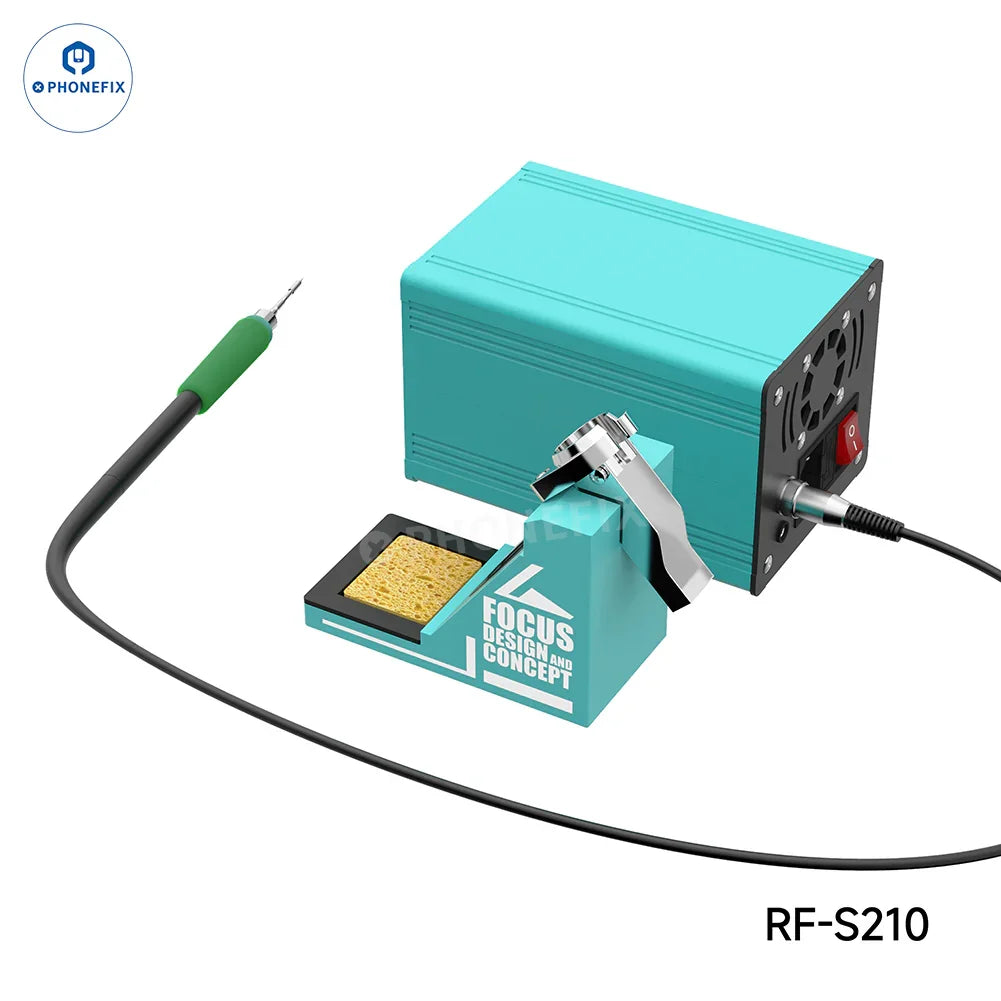 PhoneFix RF4 RF-S110 RF-S210 RF-S310 RF-S510 Smart BGA Soldering Station with US plug, used for precise BGA soldering tasks.