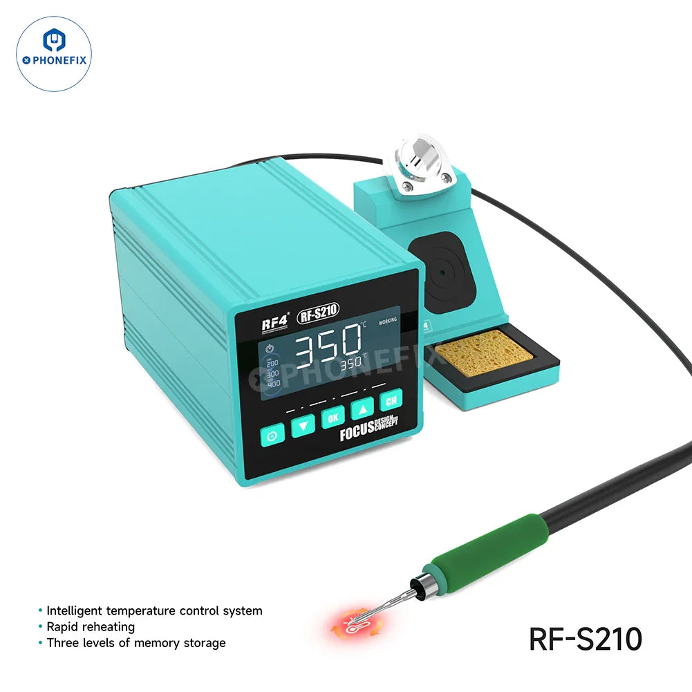 Phonefix RF4 RF-S110 RF-S210 RF-S310 RF-S510 Smart BGA Soldering Station with US plug, precise soldering tool for electronics repair