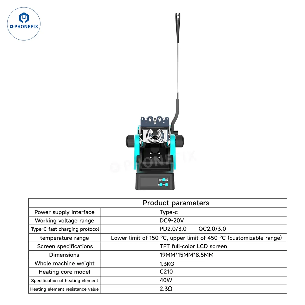 PhoneFix RF4 RF-S110 RF-S210 RF-S310 RF-S510 Smart BGA Soldering Station with US plug for precise BGA soldering repairs.