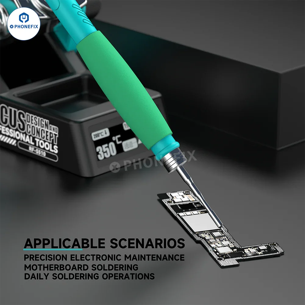 Phonefix RF4 RF-S110 RF-S210 RF-S310 RF-S510 Smart BGA Soldering Station with US plug, professional rework station for BGA components.
