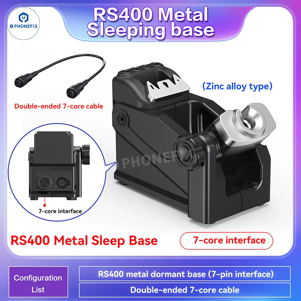 PHONEFIX RS400 BGA soldering handle with sleep base for i2C RS300 RS400 C115 C210 C245 C470 soldering station.