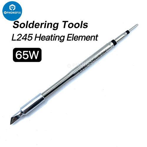 PHONEFIX BGA soldering station with 65W portable digital soldering pen, JBC 245 electric soldering tool in silver color.