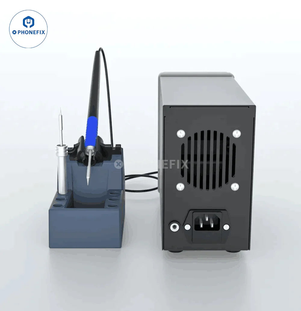 PHONEFIX ATTEN ST-1509 BGA Soldering Station with electric tweezers and welding iron, compact design for precise electronics repair.