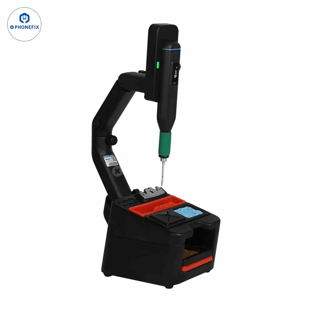 PHONEFIX SUGON 55G wireless BGA soldering station with JBC C210 tips for precise electronic repairs.