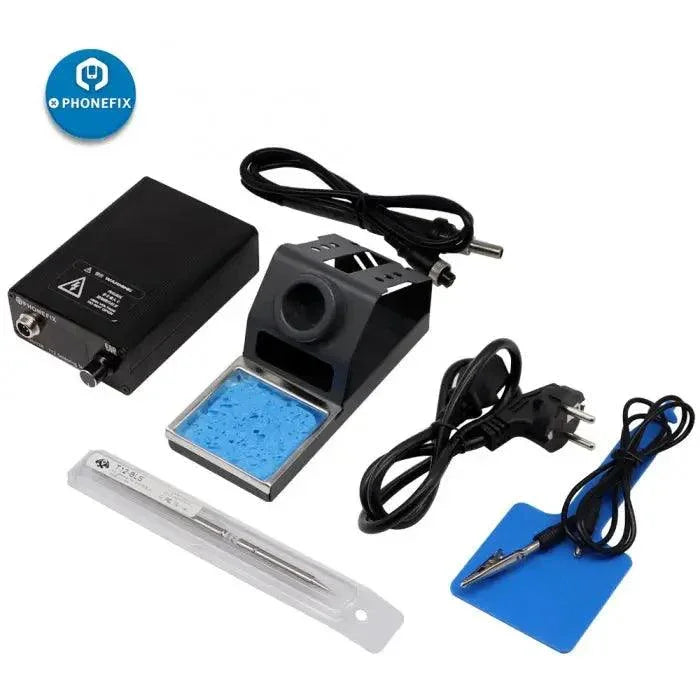 PHONEFIX T12-D BGA Soldering Station with constant temperature, lead-free design, suitable for 100V-240V electronics repair.