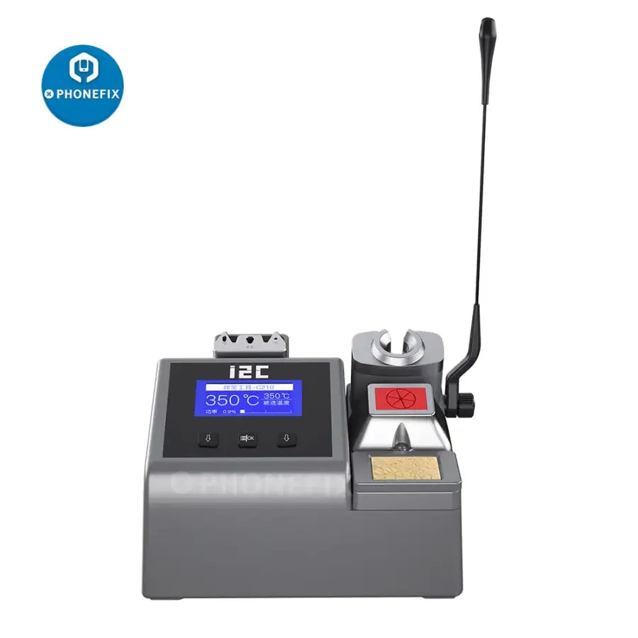 i2C 2SCNi Nano BGA Soldering Station by PHONEFIX with JBC C115 C210 C245 handle for precise PCB rework.