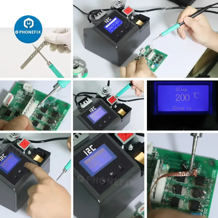 i2C 2SCNi Nano BGA Soldering Station with JBC C115, C210, C245 handle for precise soldering, by PHONEFIX.
