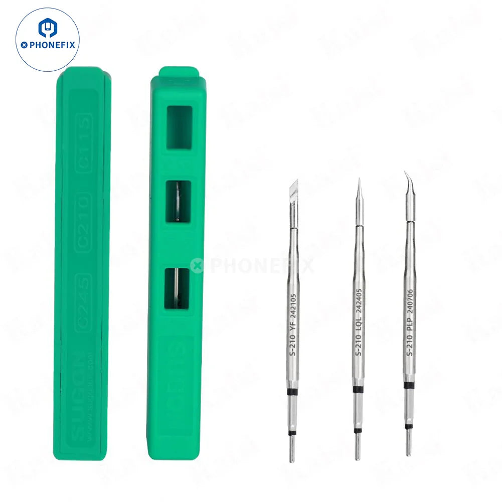 Phonefix SUGON T26D BGA soldering station with precision control and lead-free electric soldering tools, shown with soldering tip and station display.