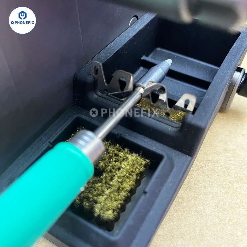 Sugon T61 400W BGA soldering station by PHONEFIX with T210 T470 handle and C470 tips for precise soldering work.