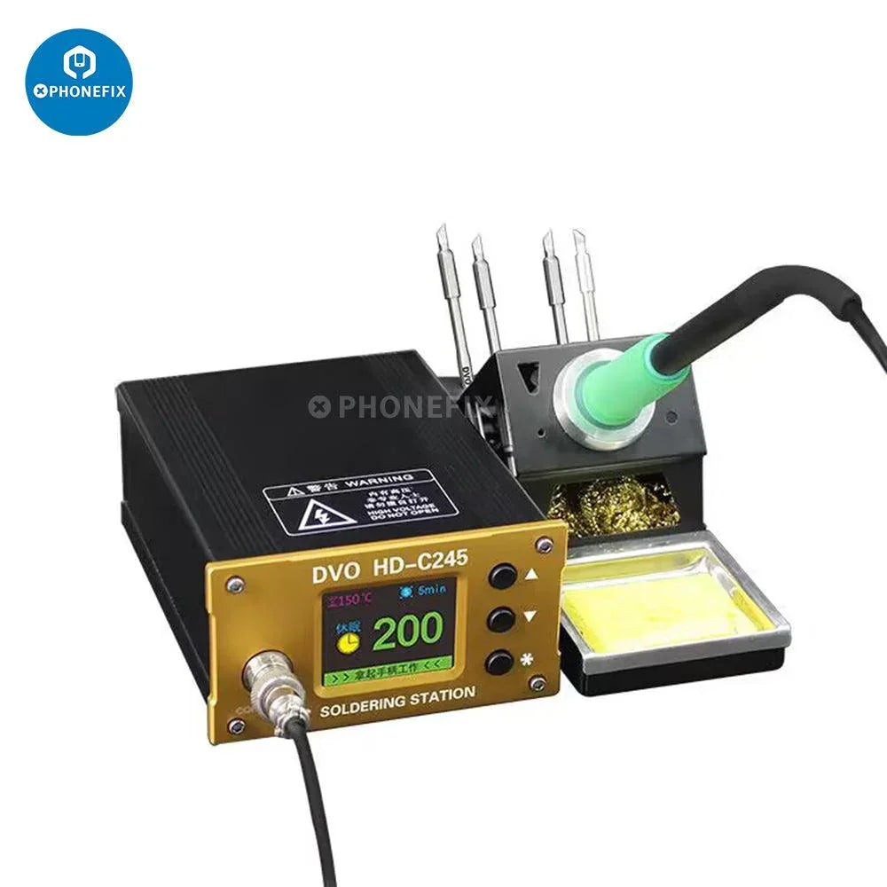 Station de soudage BGA à chauffage rapide Handskit avec pointes de fer JBC T245, idéale pour les travaux de soudure électronique précis par PHONEFIX.