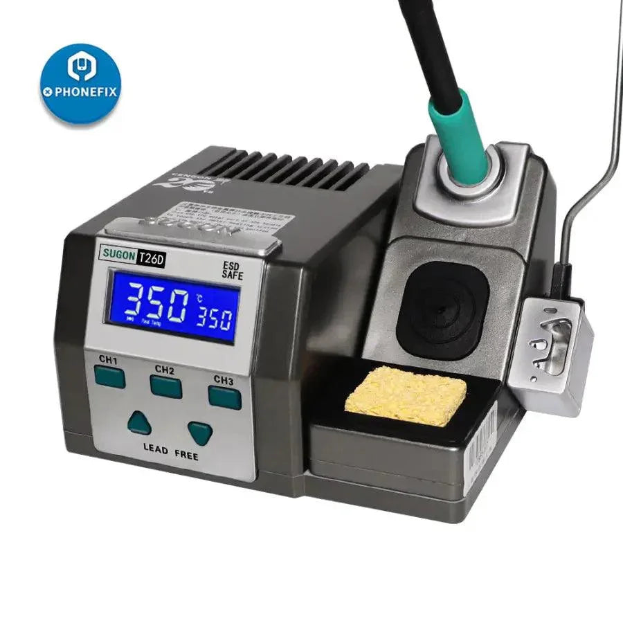 PhoneFix XZZ FX-210 BGA lead-free soldering station with rapid heating and digital controls, ideal for precise soldering tasks.