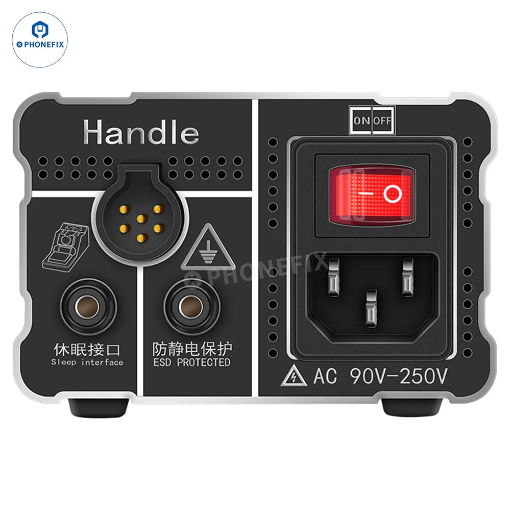 PHONEFIX ZH-C210 Pro BGA Soldering Station with C210 iron tips for precision soldering and circuit board repair.