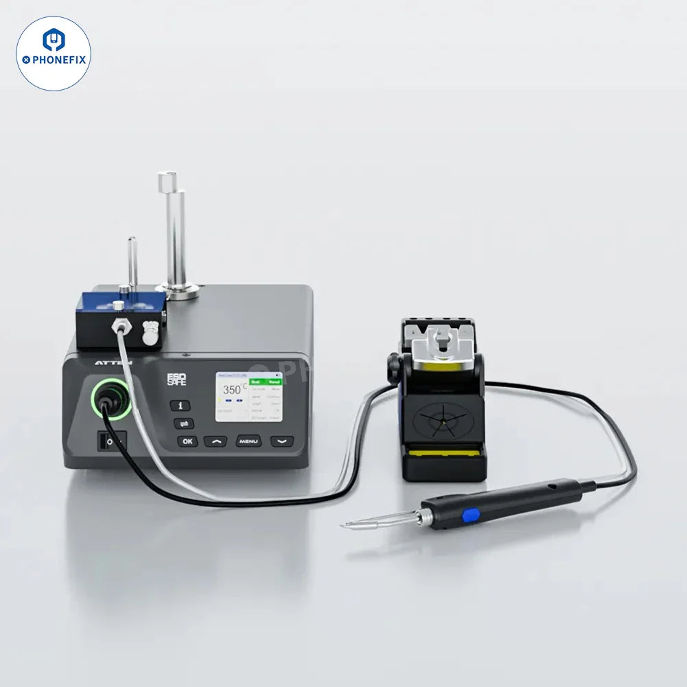 PhoneFix BGA soldering station with auto-feed solder wires, ZT-660-150G and ZT-661-200H models for precise electronic repairs.