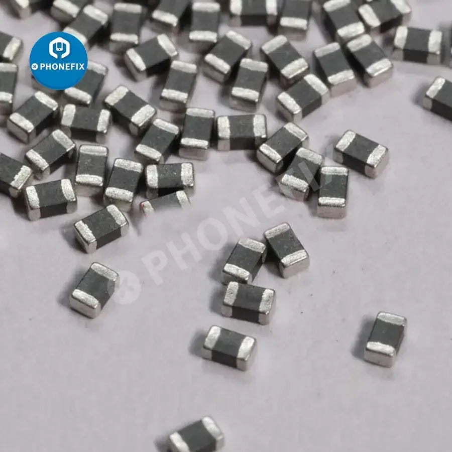 Universal inductor for iPhone motherboard, used around CPU coil, compatible with phone repair and electronic components by PHONEFIX.
