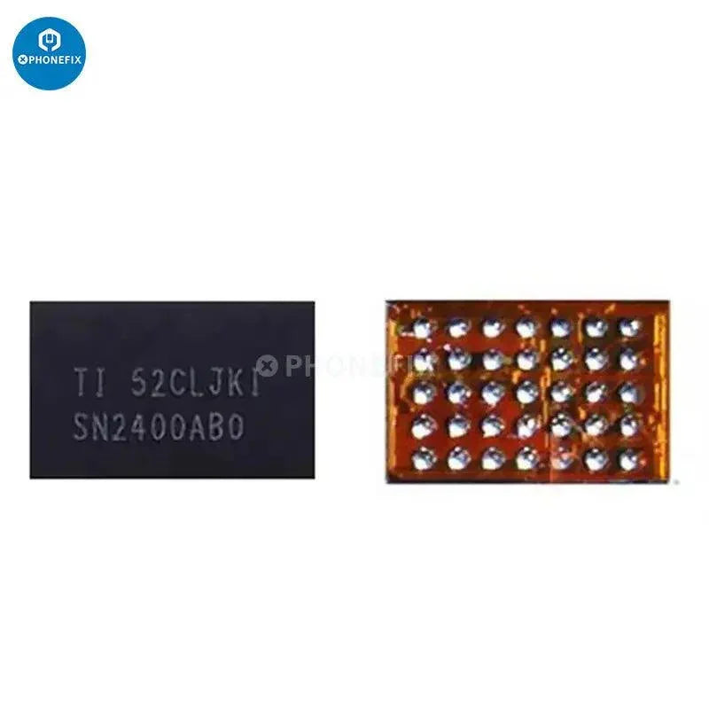 USB Charging IC U2 Tristar component for iPhone 6 to 16 Pro Max, used for repairing iPhone charging ports.