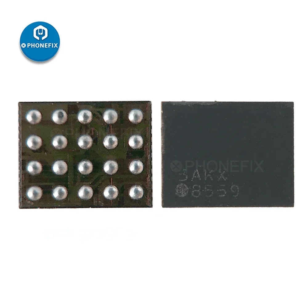 Boost diode inductance coil for iPad mini 4, Pro, Air 2 backlight IC, electronic component by PHONEFIX, shown in the image.