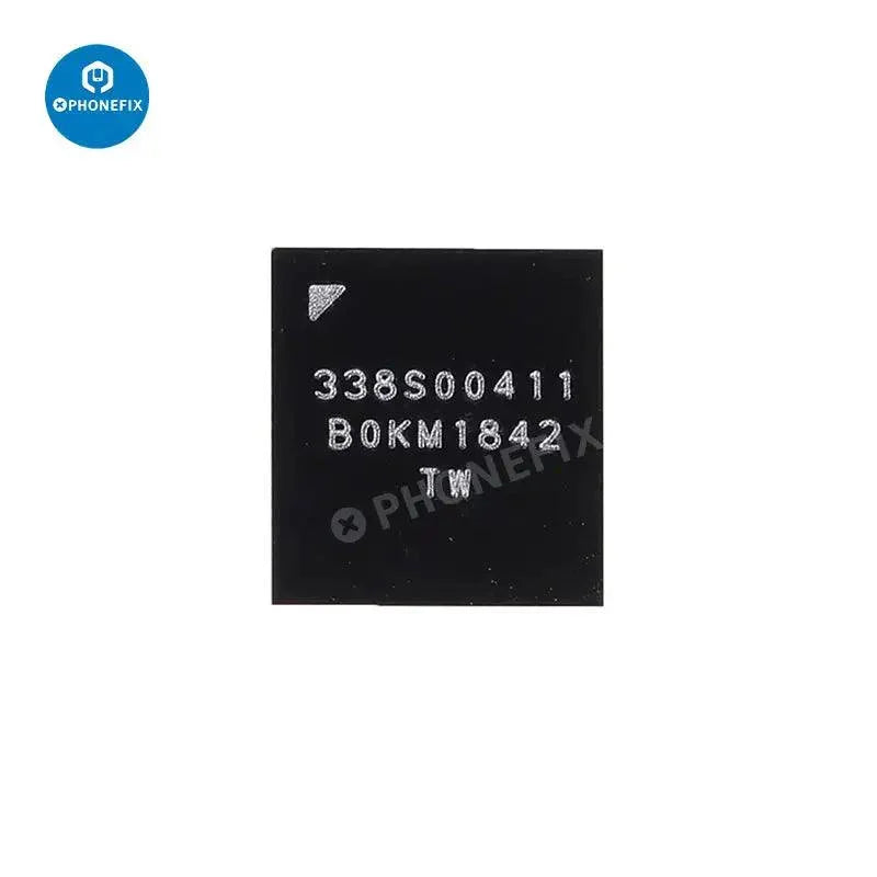 Small Big Audio Codec IC component for iPhone 6 to 14 Pro Max by PHONEFIX, used in smartphone audio circuitry.