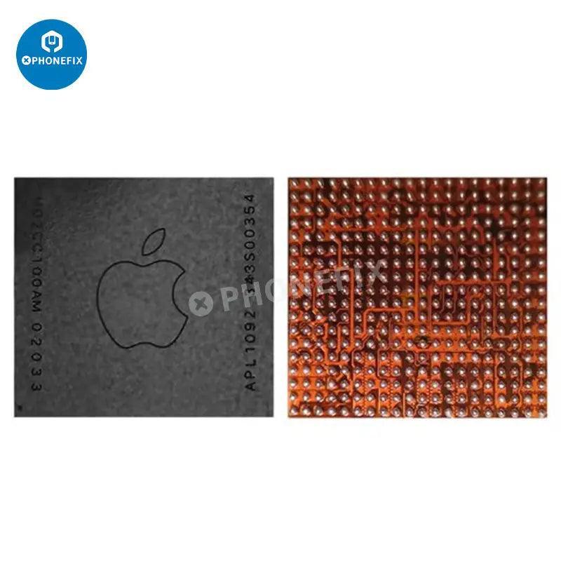 PhoneFix power management IC component for iPhone 6 to 15 Pro Max, electronic repair part, shown in a close-up image.