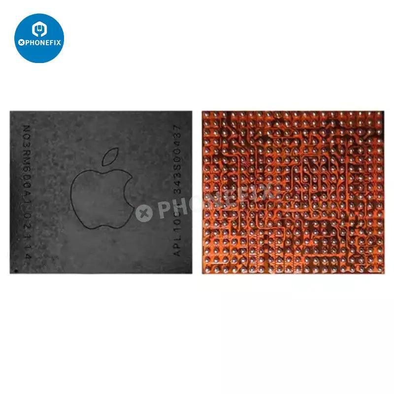 PhoneFix power management IC component for iPhone 6 to 15 Pro Max, used in device repair and electronic circuit applications.