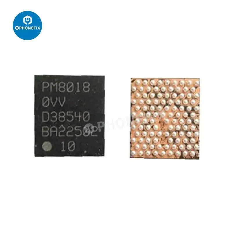 PhoneFix power management IC component for iPhone 6 to iPhone 15 Pro Max, electronic repair part, close-up view.