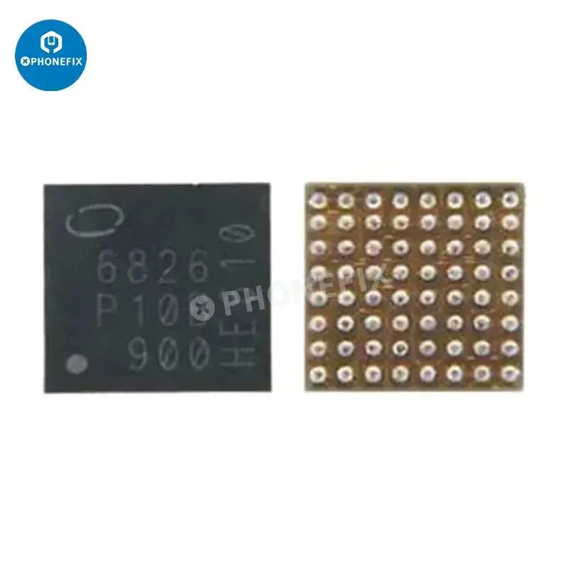 PhoneFix power management IC for iPhone 6 to 15 Pro Max, electronic component used in smartphone repair.