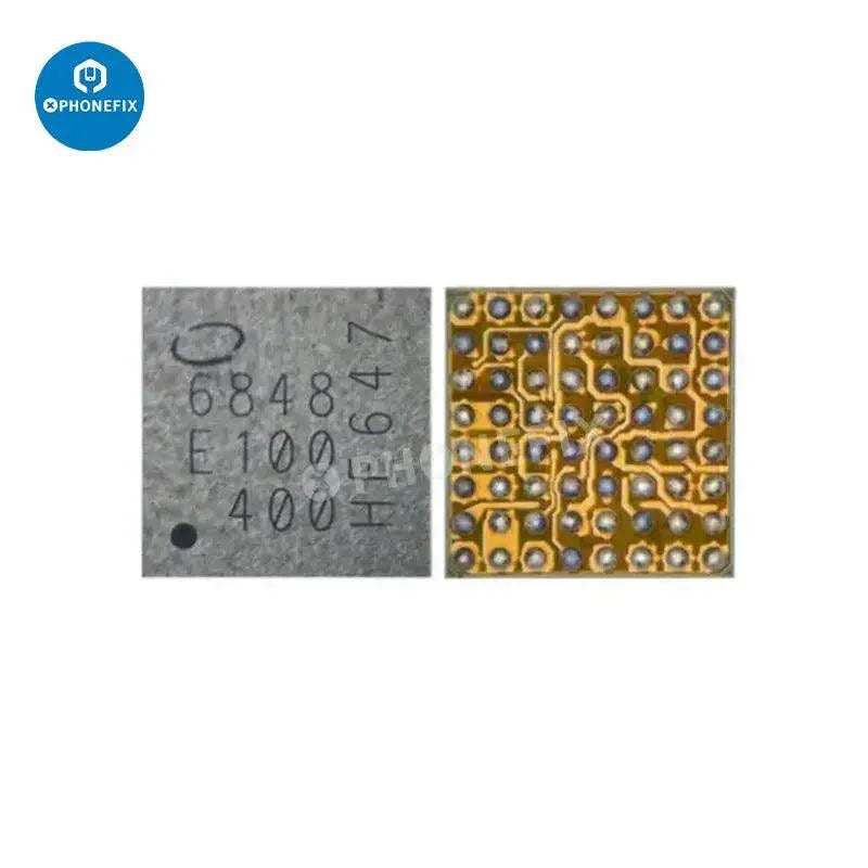 PhoneFix power management IC component for iPhone 6 to 15 Pro Max, electronic repair part for iPhone devices.