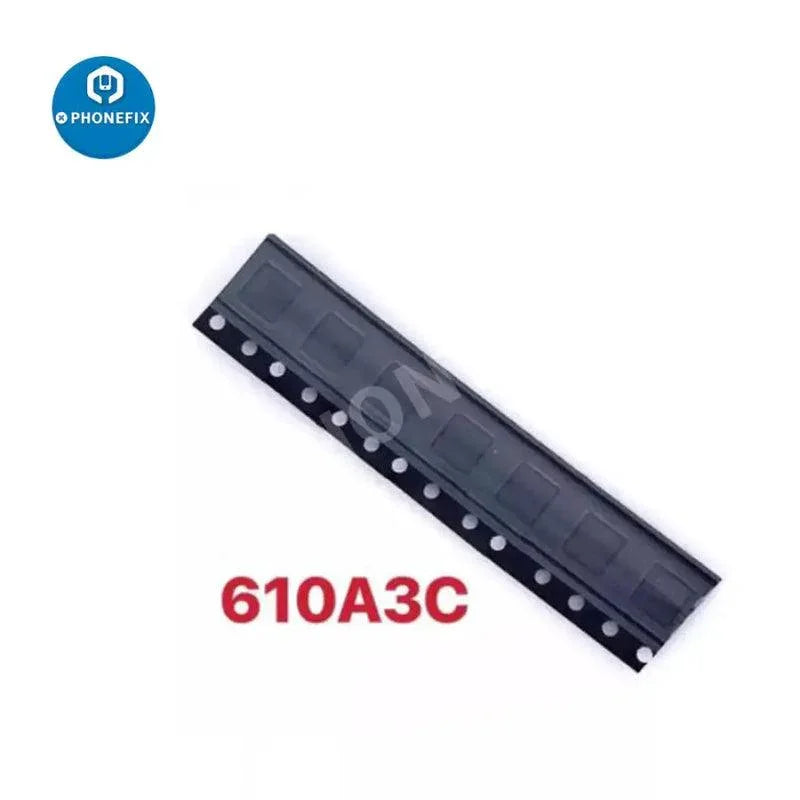 USB Charge IC 343S00089 for iPad Pro 9.7 and 12.9, small power component from PHONEFIX, used in charging circuit repair.