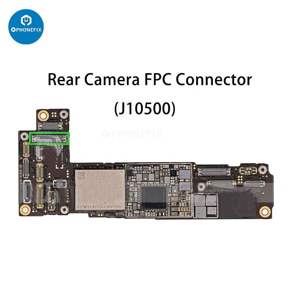 Rear camera FPC connector for iPhone 6 to iPhone 15 Pro Max, component replacement part from PHONEFIX.