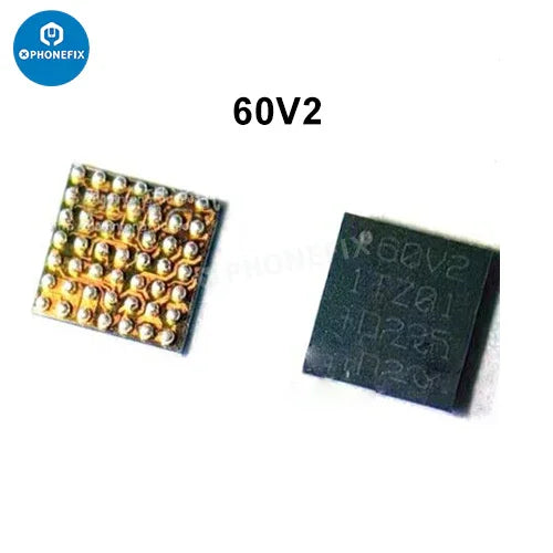 PHONEFIX NFC Controller IC Antenna Switch Chip for iPhone 8-15 Pro Max, electronic component showing circuit connections.