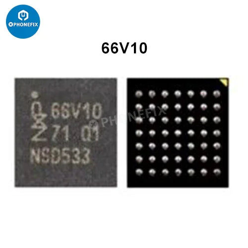 PHONEFIX NFC controller IC antenna switch chip for iPhone 8 to 15 Pro Max, electronic component for mobile device repair.