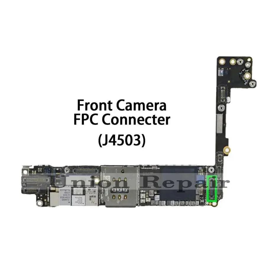 Connecteur FPC pour caméra frontale, compatible avec les iPhone 7 à iPhone 11 Pro Max. Composant PHONEFIX pour réparation et remplacement.