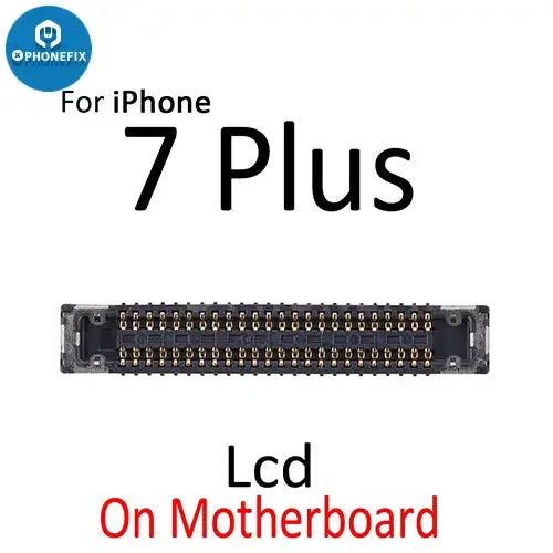 iPhone 7-8 Plus LCD display 3D Touch FPC connector port component from PHONEFIX for repair or replacement.
